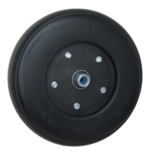 8" x 2.2" Split Hub Black Rim Caster for Invacare