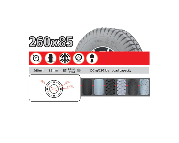 Jazzy 610, Select & J6 Drive Wheel Assembly