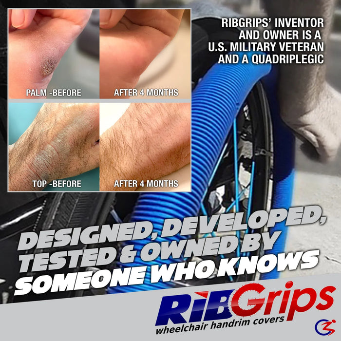 Auto Grip Rib 3 Rib Grips — Leeden Wheelchair, Lift & Sport